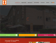Tablet Screenshot of hotelestel.com